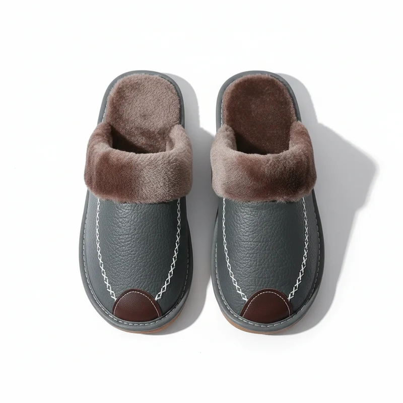 Chaussons Homme avec Fourrure