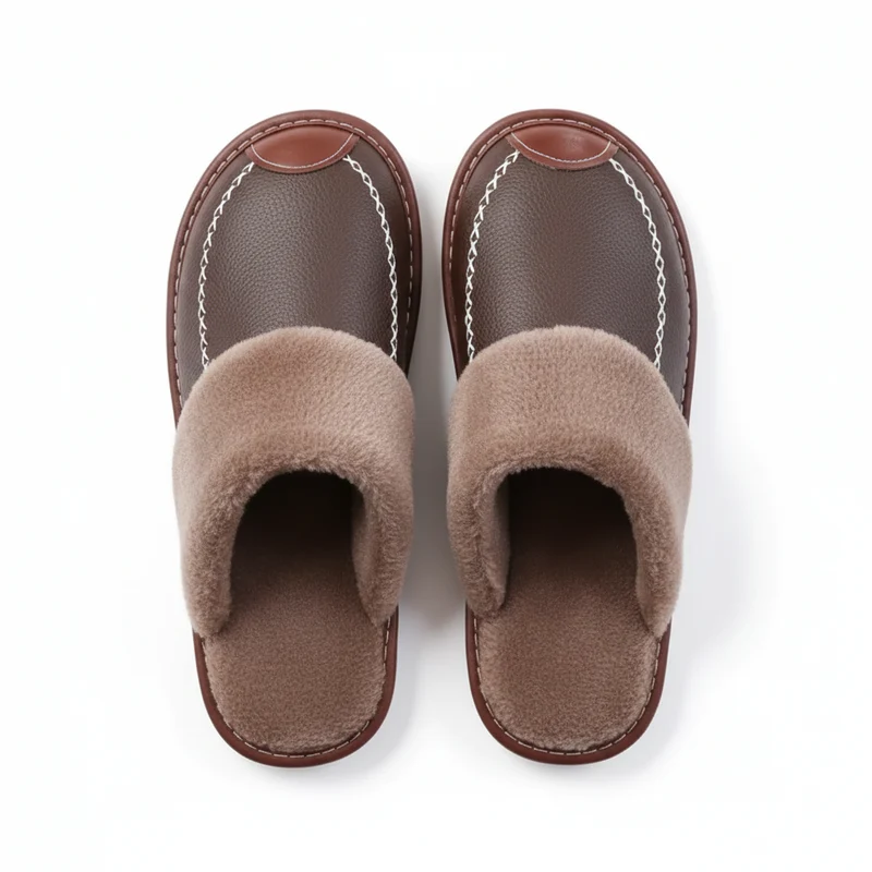 Chaussons Homme avec Fourrure