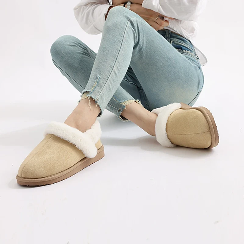 Chaussons Chauds Style Sherpa