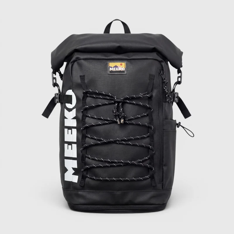 WOODPACKER - BLACK - BACKPACK MODULABLE, TECHNIQUE ET DURABLE