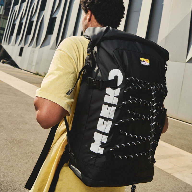 WOODPACKER - BLACK - BACKPACK MODULABLE, TECHNIQUE ET DURABLE