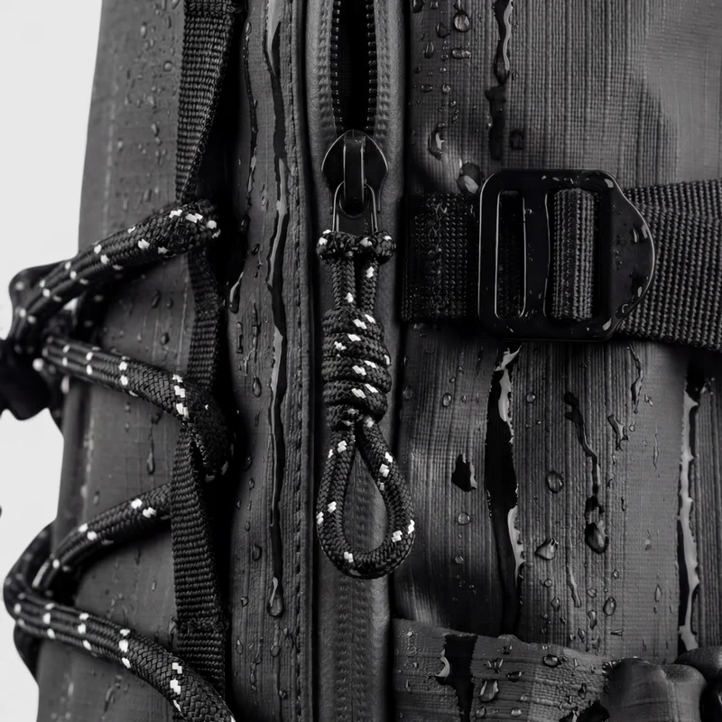 WOODPACKER - BLACK - BACKPACK MODULABLE, TECHNIQUE ET DURABLE