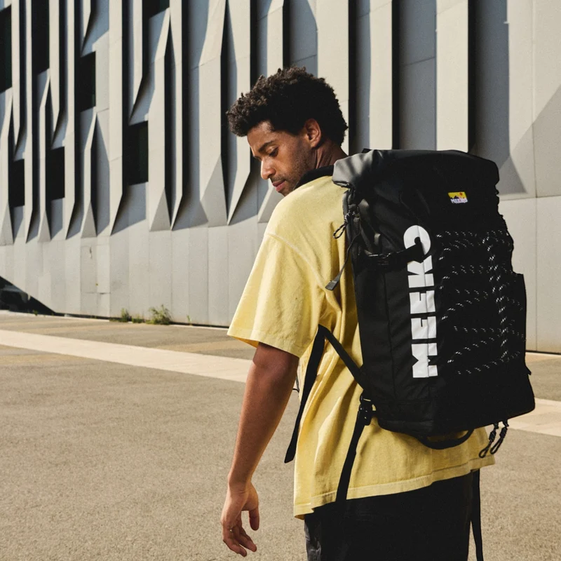 WOODPACKER - BLACK - BACKPACK MODULABLE, TECHNIQUE ET DURABLE