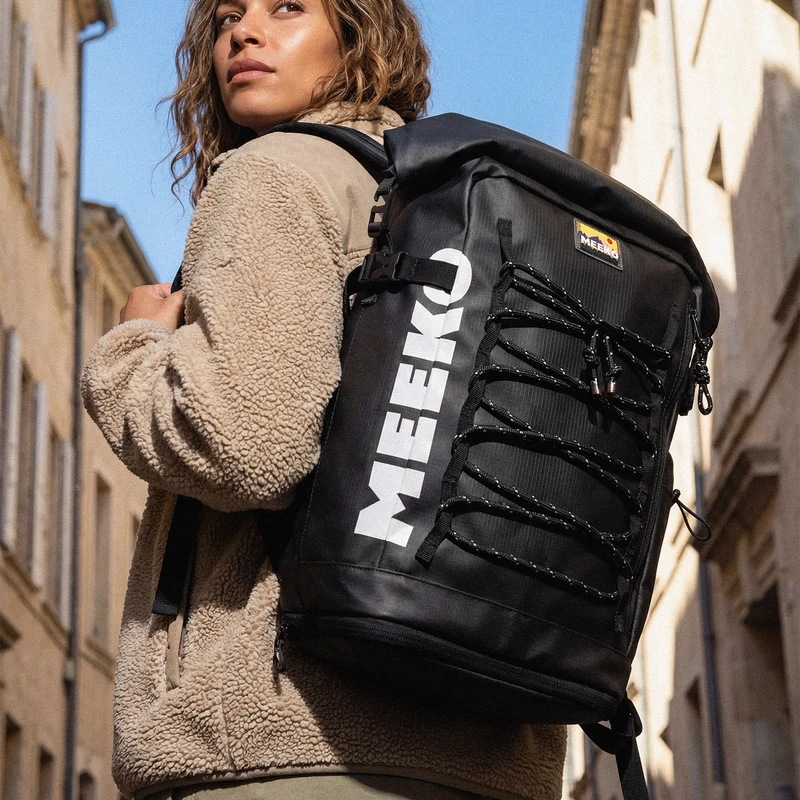 WOODPACKER - BLACK - BACKPACK MODULABLE, TECHNIQUE ET DURABLE