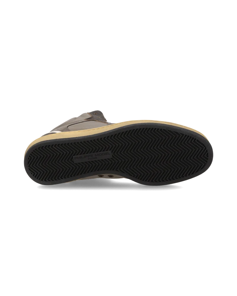Sneakers Pgal High Men, Brown