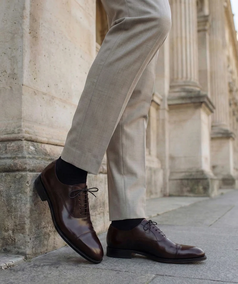 Richelieu WINDSOR Bordeaux Lisse