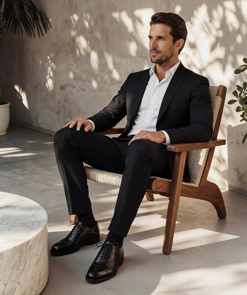 Richelieu BALMORAL Noir