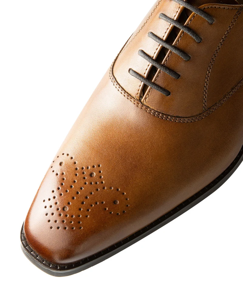 Richelieu JERSEY Marron Patiné