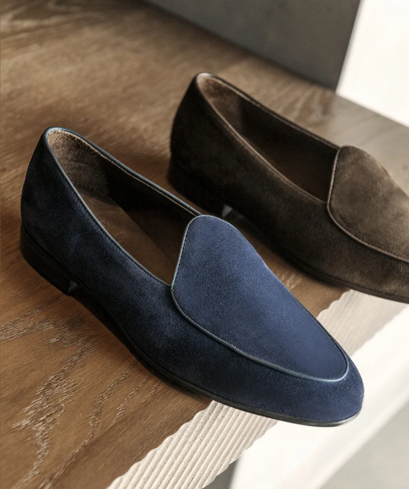 Mocassin DOUGLAS Daim Marine