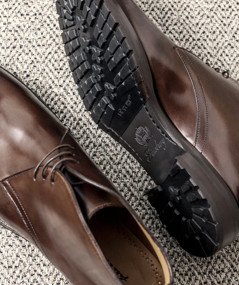 Bottines TOMASO Marron Patiné