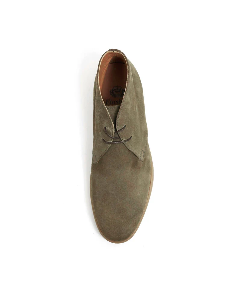 Bottines SAHARA Daim Olive