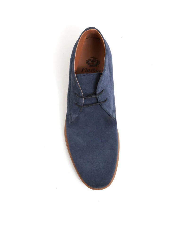 Bottines SAHARA Daim Bleu