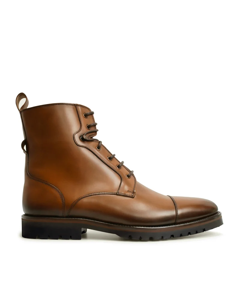 Bottines POWELL Marron Patiné