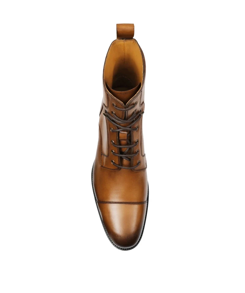 Bottines POWELL Marron Patiné