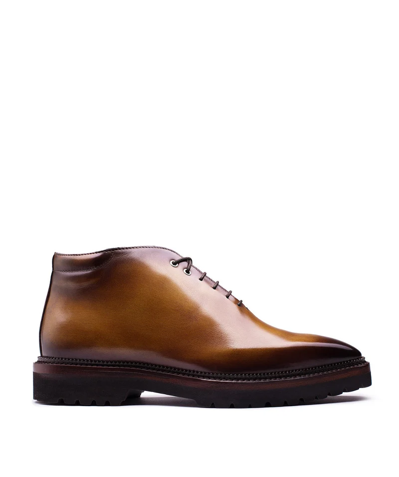 Bottines EMILIO Marron Patiné