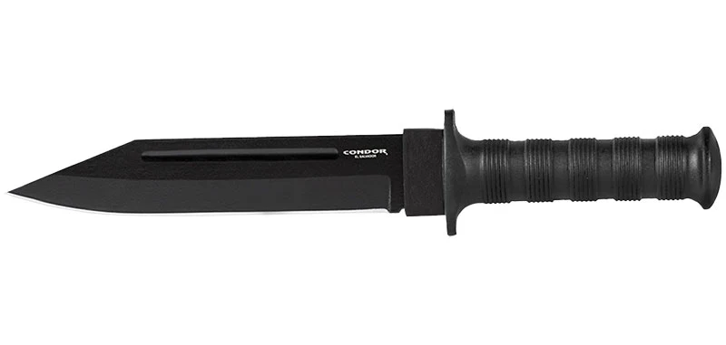 Couteau à lame fixe Condor Darksason acier 1075 High Carbon lame 190 mm
