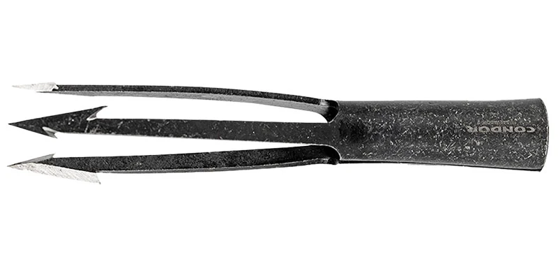 Couteau à lame fixe Condor Piranha Harpon acier 1075 High Carbon lame 97 mm