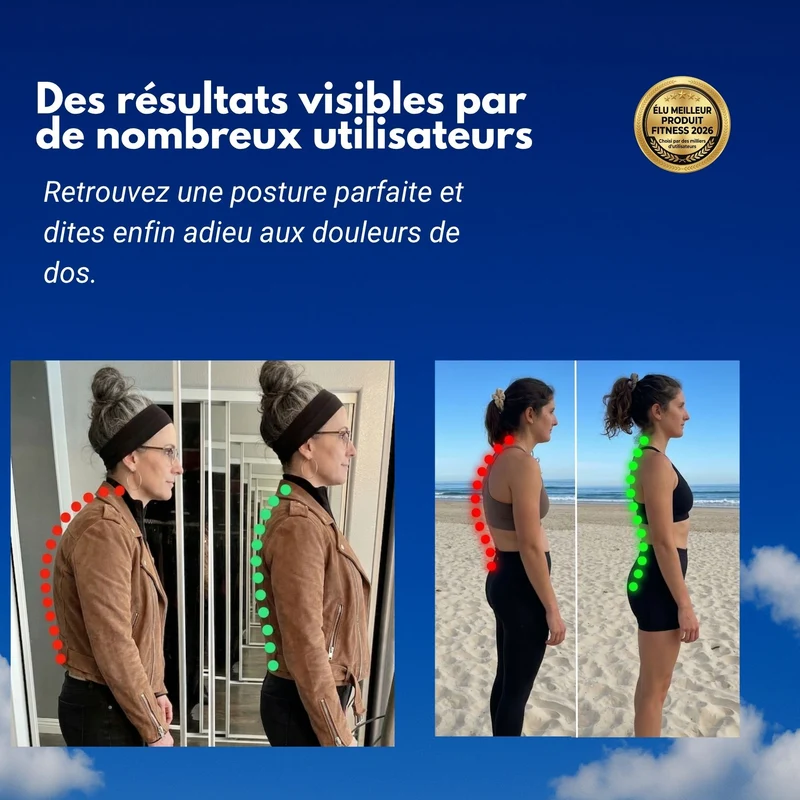Correcteur de Posture Dos & Épaules