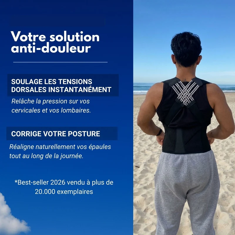 Correcteur de Posture Dos & Épaules