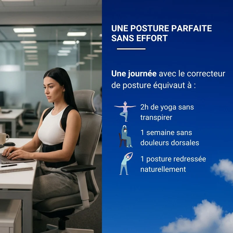 Correcteur de Posture Dos & Épaules