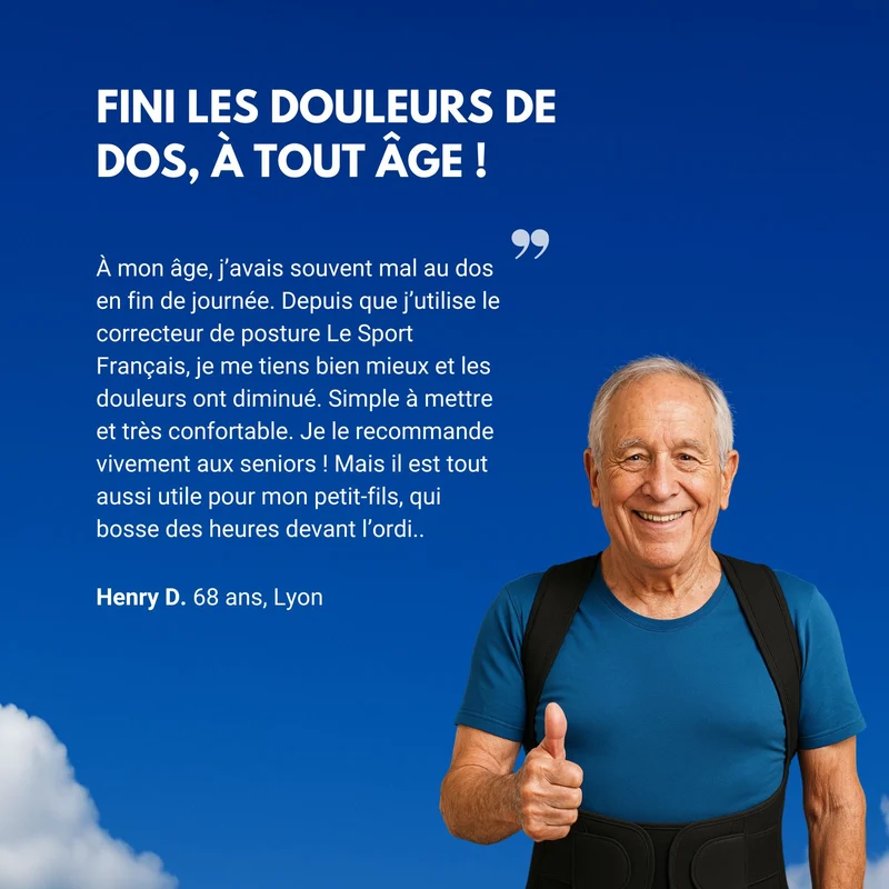Correcteur de Posture Dos & Épaules
