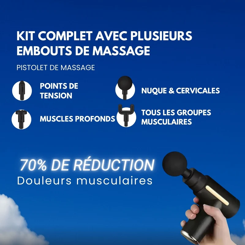 Pistolet de massage musculaire