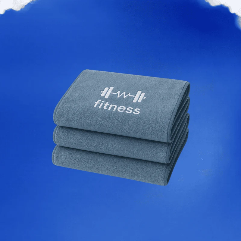 Serviettes de sport françaises bleues – Pack de 2