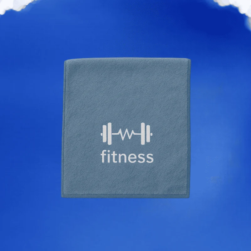 Serviettes de sport françaises bleues – Pack de 2