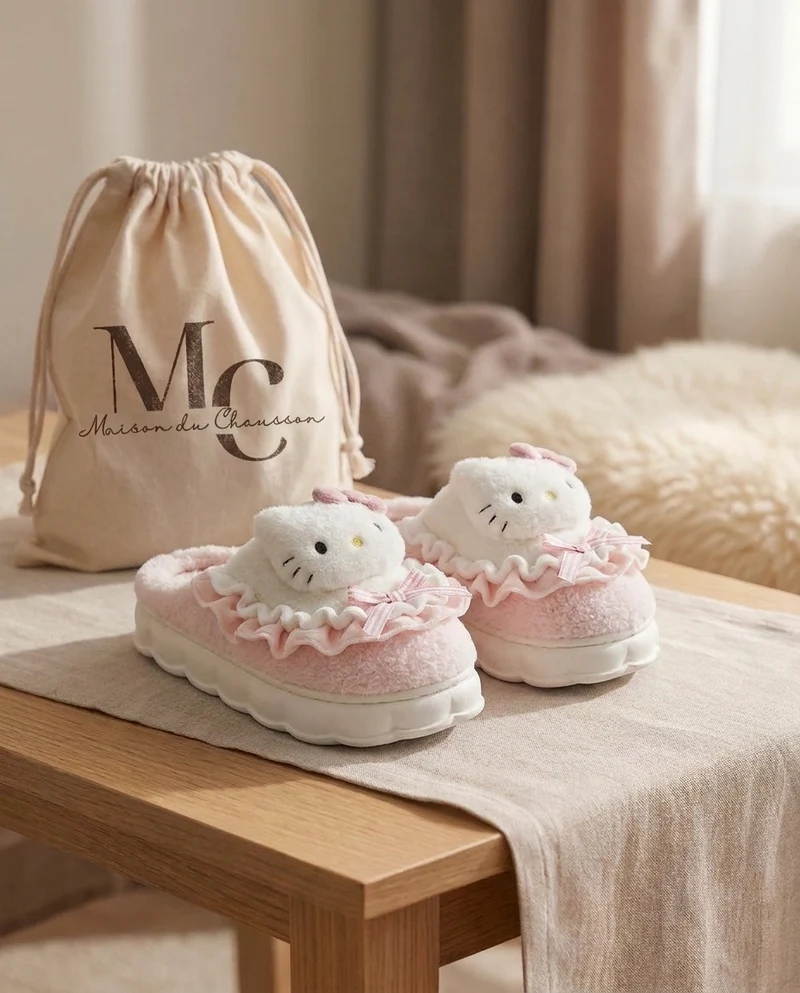 Pantoufle Hello Kitty Hiver