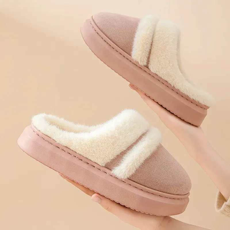 Chaussons Fourrés Femme - Confortable et Chaud