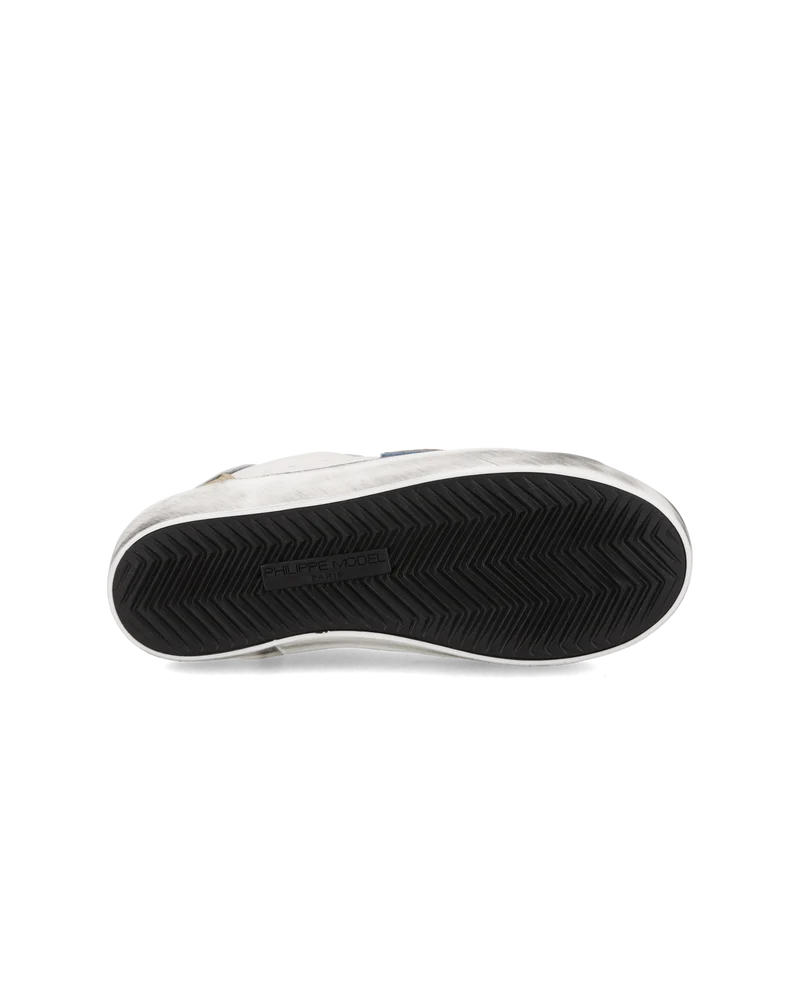 Sneaker Prsx Kids, White Cognac Neon Yellow