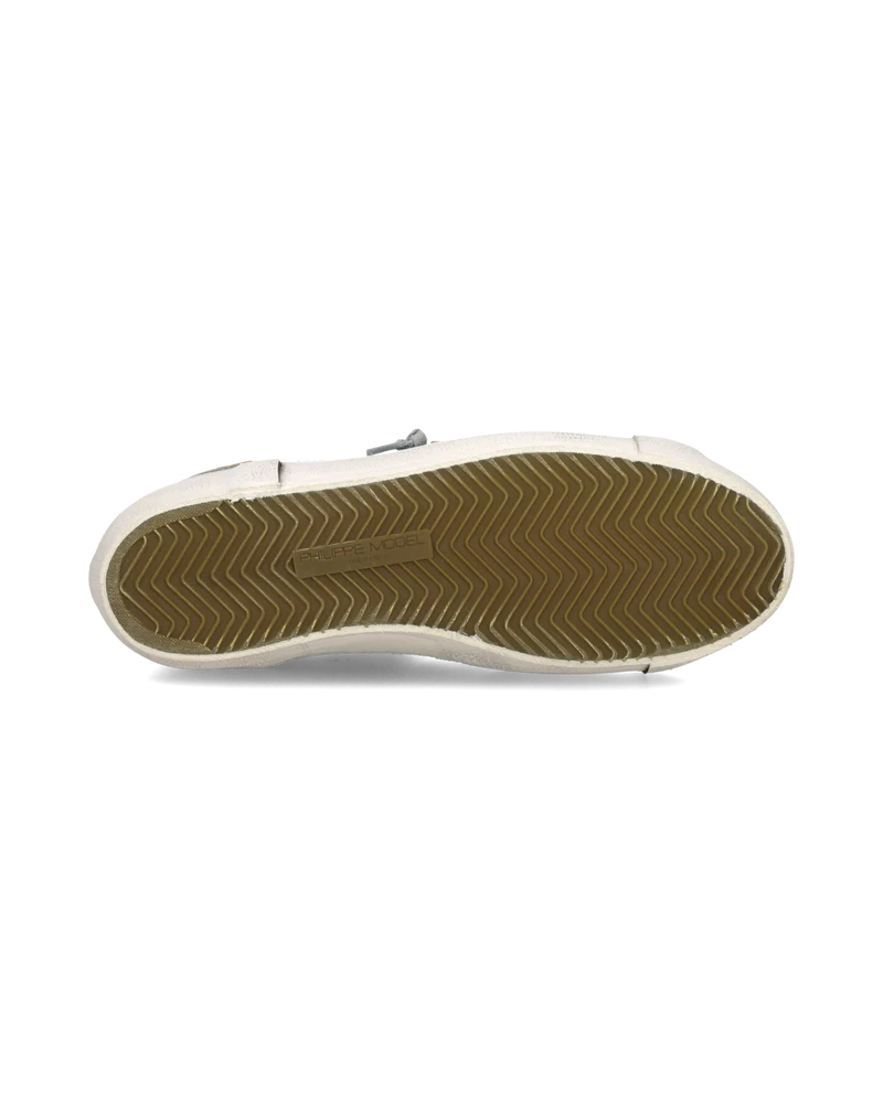Sneakers Prsx Men, Light Blue Dark Green