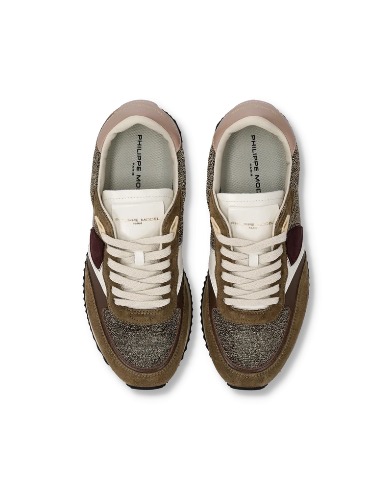 Sneakers Blville Women, Mud Anthracite Gold