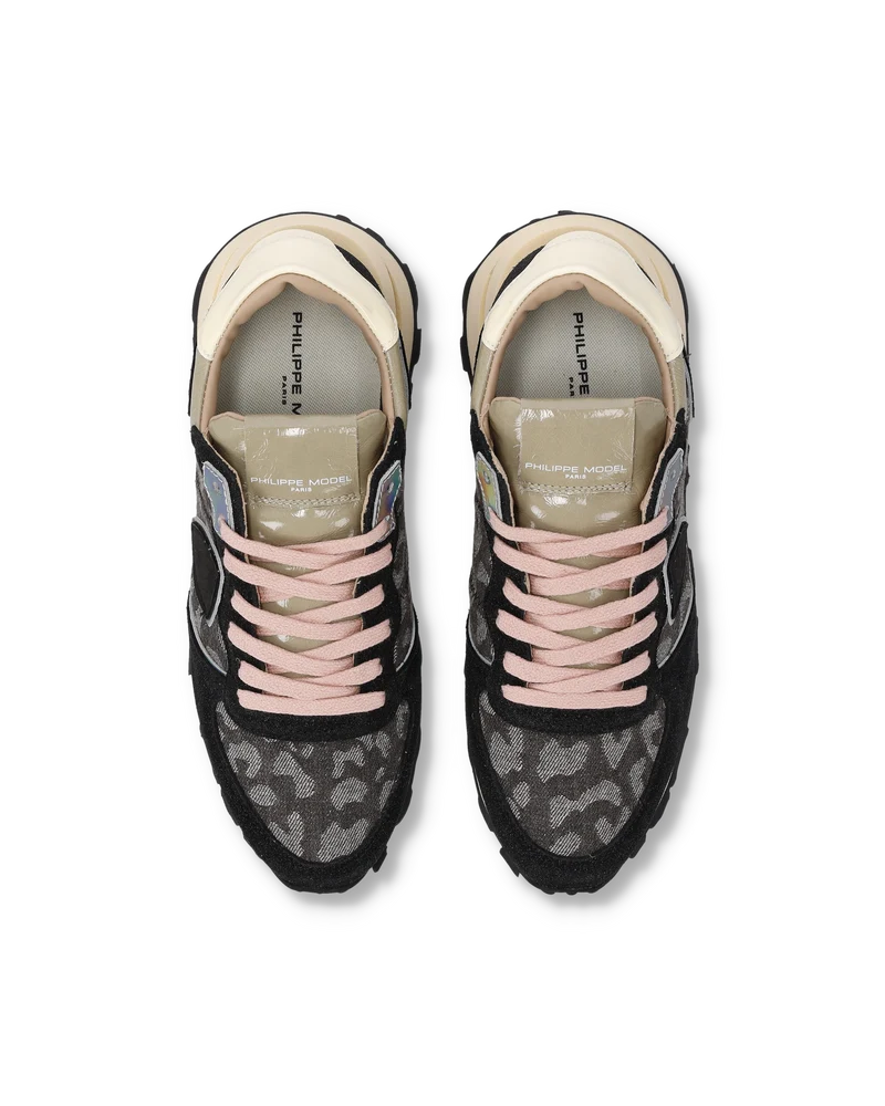 Sneakers Tropez Haute Women, Black Grey