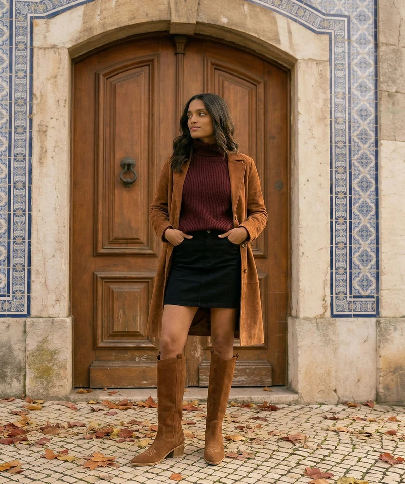 Bottes Santiags JUDITH Camel