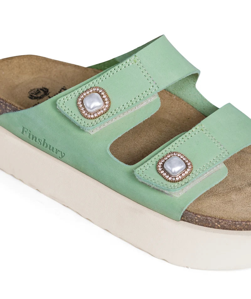 Mule MAGALI Vert Amande