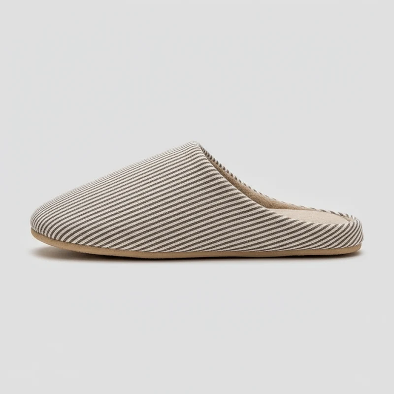 Chaussons Minimalistes Rayés