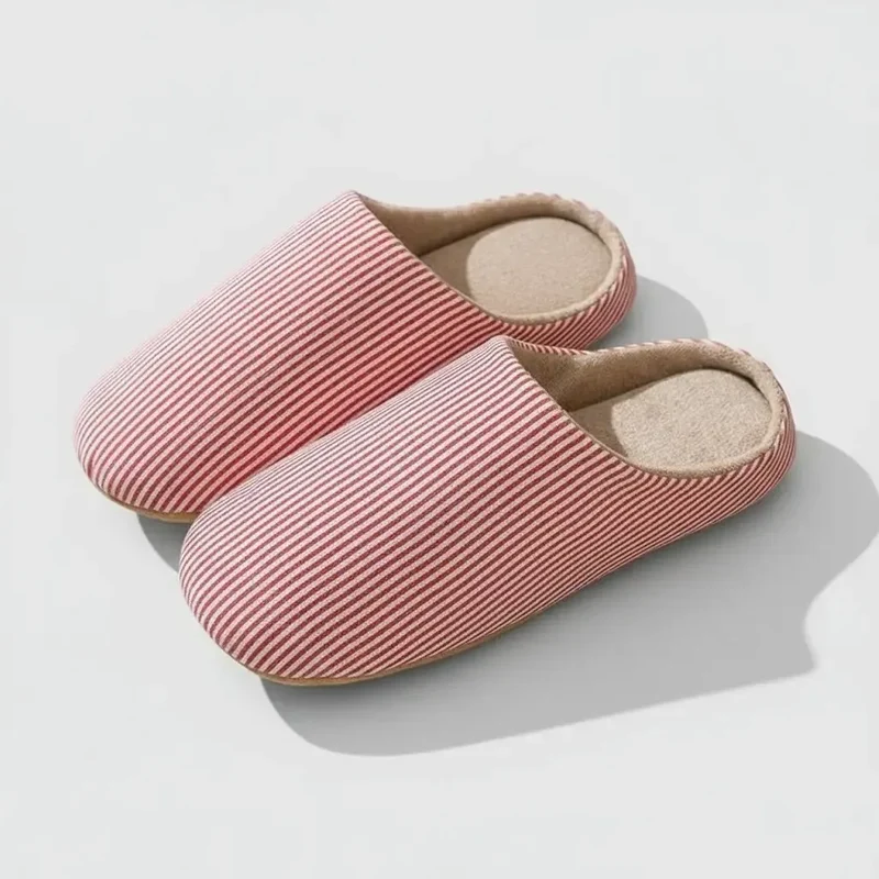 Chaussons Minimalistes Rayés