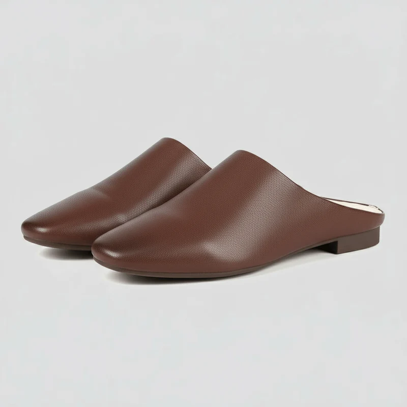 Chaussons en Cuir pour Femme