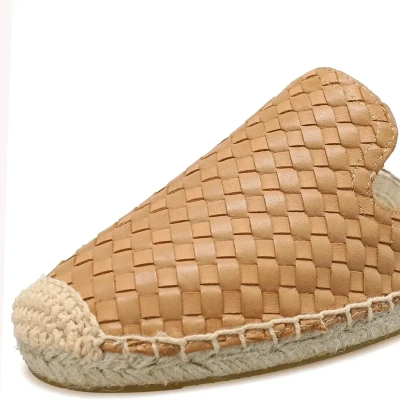 Chaussons Mules en Cuir pour Femme