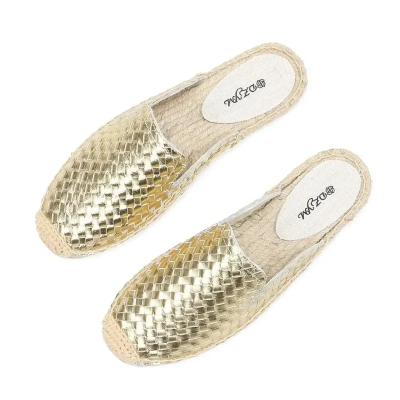Chaussons Mules en Cuir pour Femme