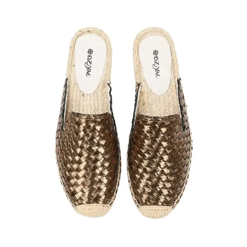 Chaussons Mules en Cuir pour Femme