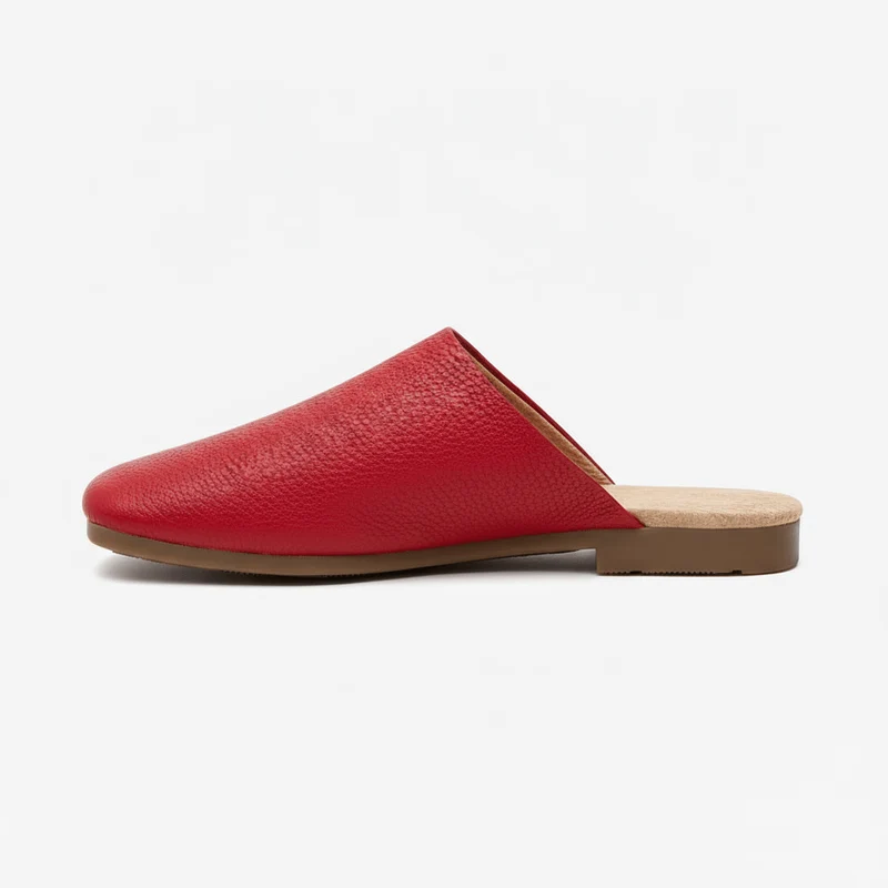 Chaussons en Cuir Souple Minimalistes