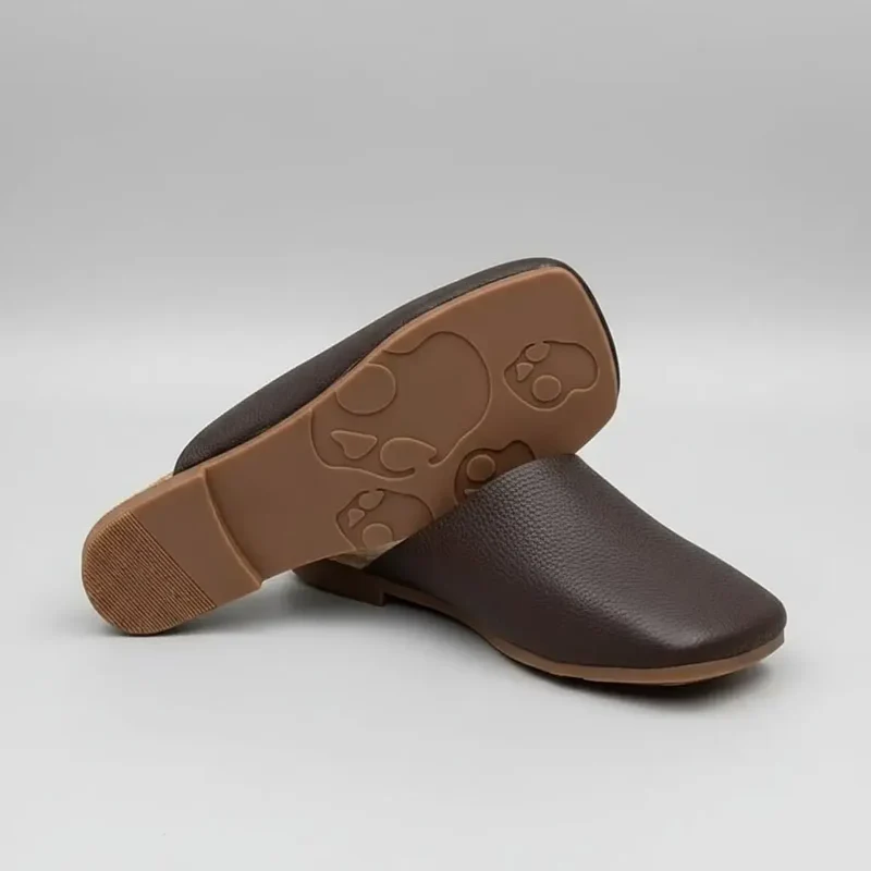 Chaussons en Cuir Souple Minimalistes
