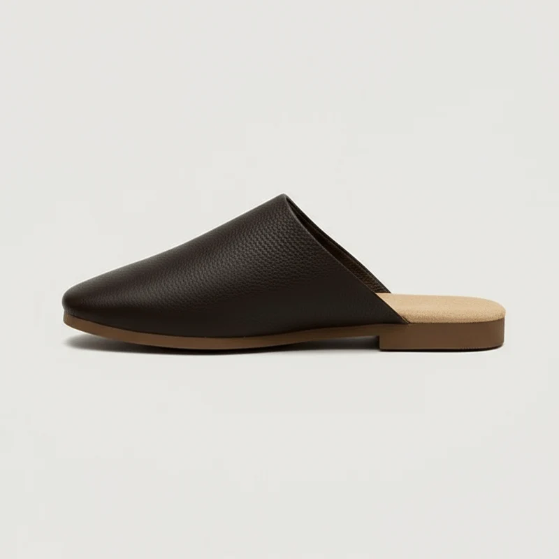 Chaussons en Cuir Souple Minimalistes