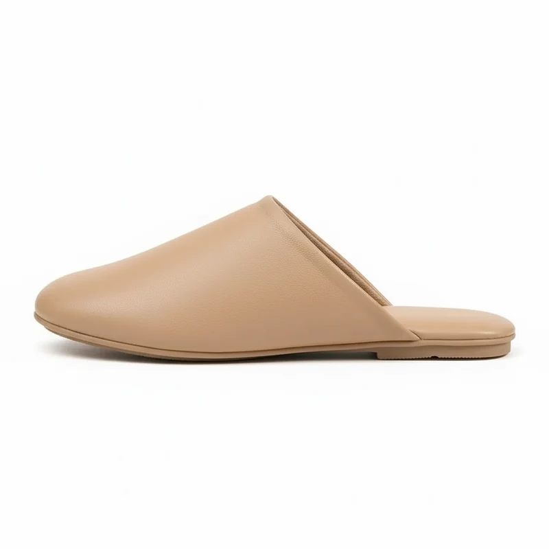 Chaussons en Cuir Souple pour Femme
