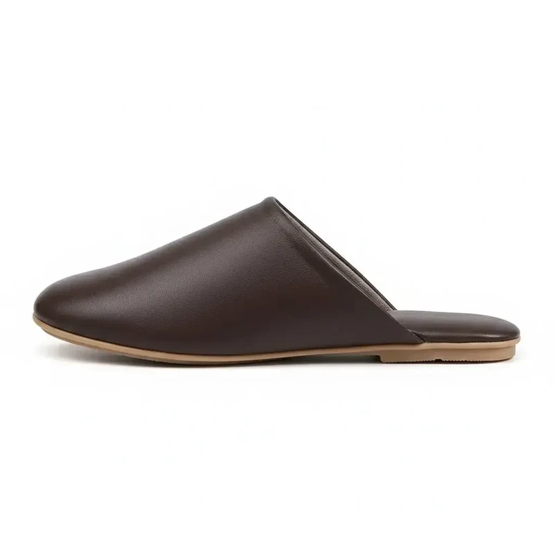 Chaussons en Cuir Souple pour Femme