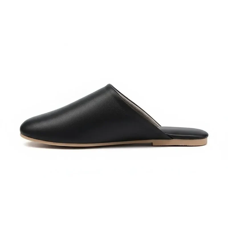 Chaussons en Cuir Souple pour Femme