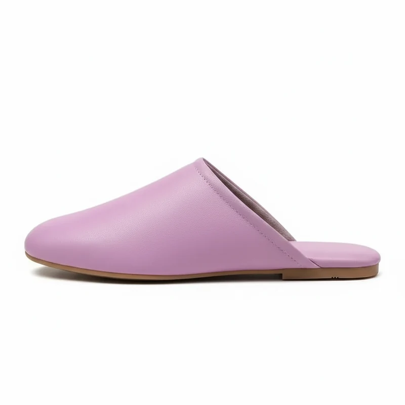 Chaussons en Cuir Souple pour Femme