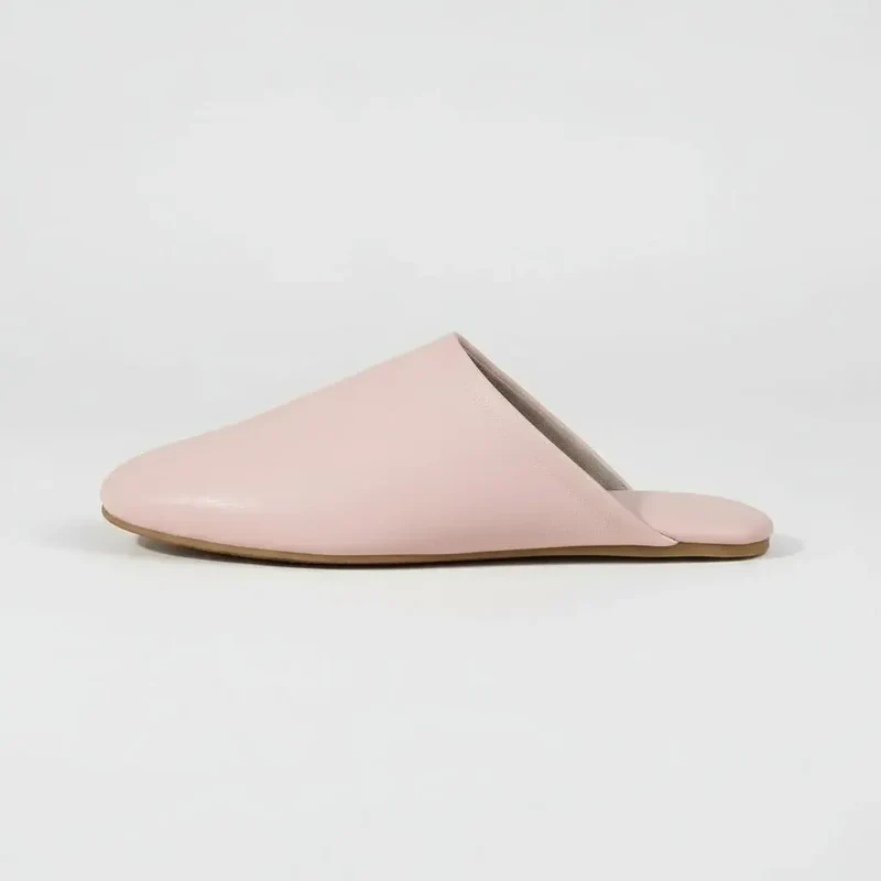 Chaussons en Cuir Souple pour Femme